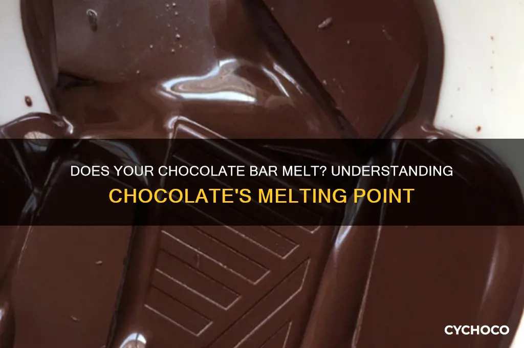 is chocolate bar melt