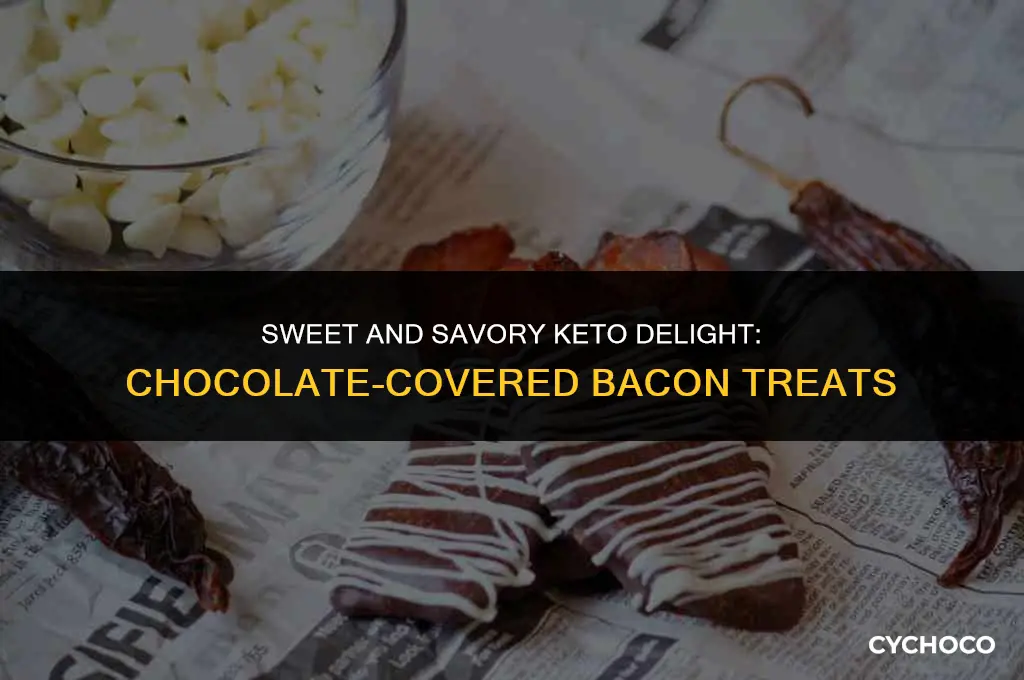 is chocolate covered bacon keto