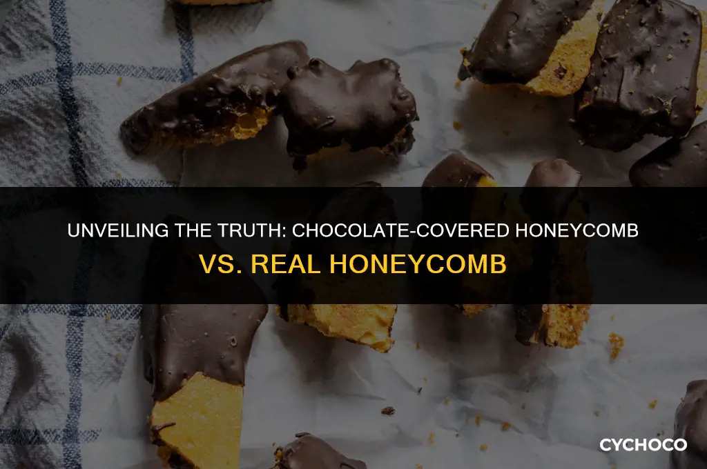 is chocolate covered honeycomb real honeycomb