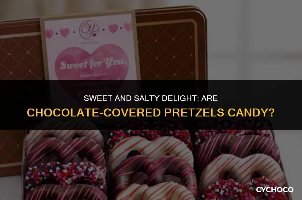 is chocolate covered pretzels candy
