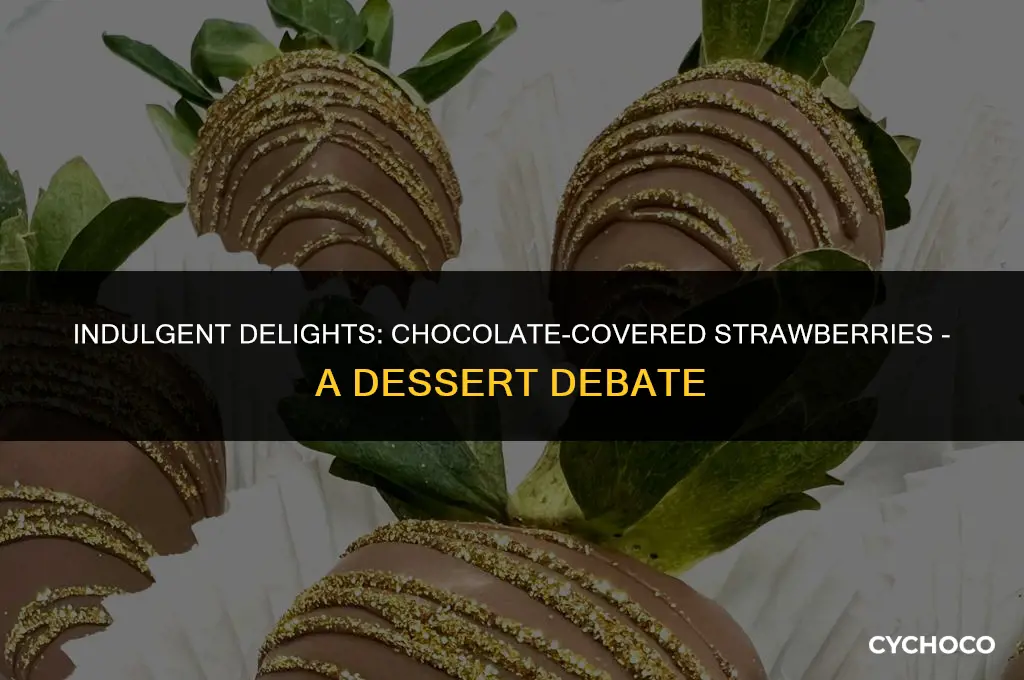 is chocolate covered strawberries a dessert