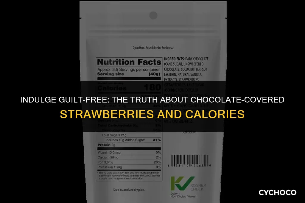 is chocolate covered strawberries fattening