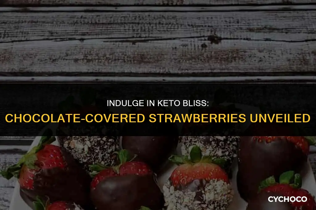 is chocolate covered strawberries keto