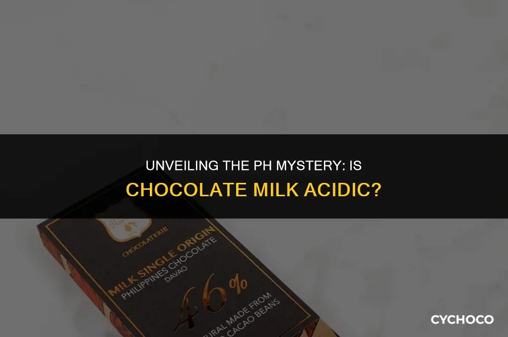 is chocolate milk acidic
