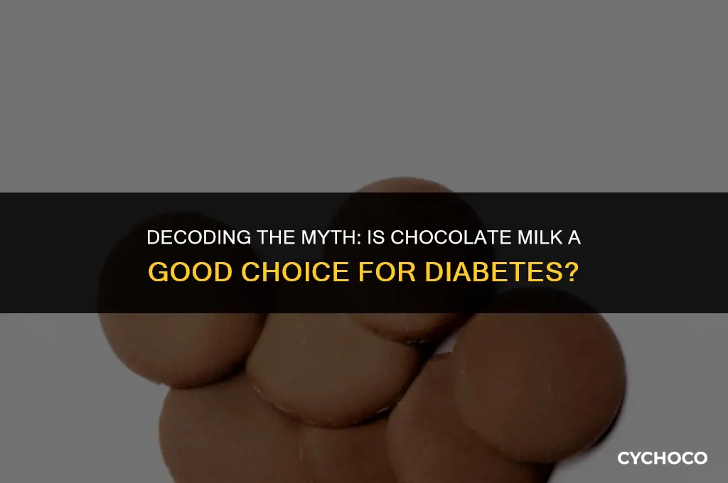 is chocolate milk good for diabetes