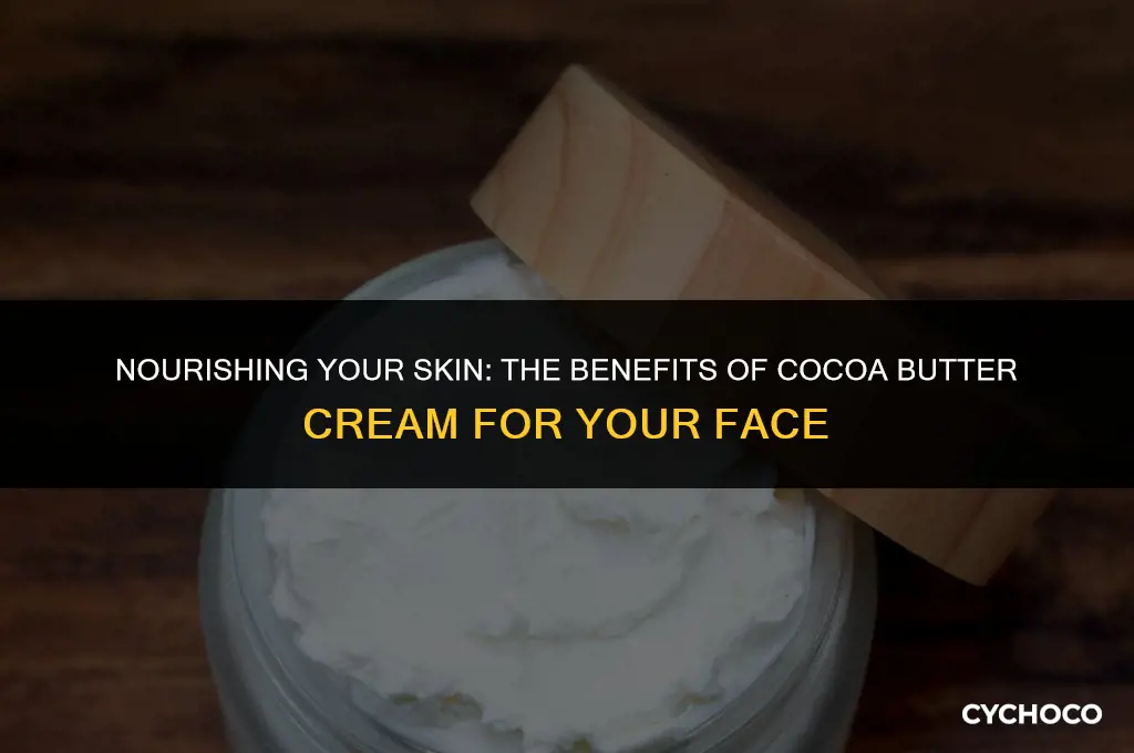 is cocoa butter cream good for face