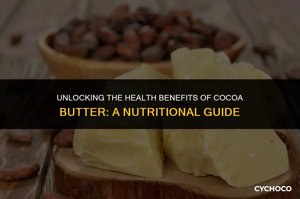 is cocoa butter good for your health
