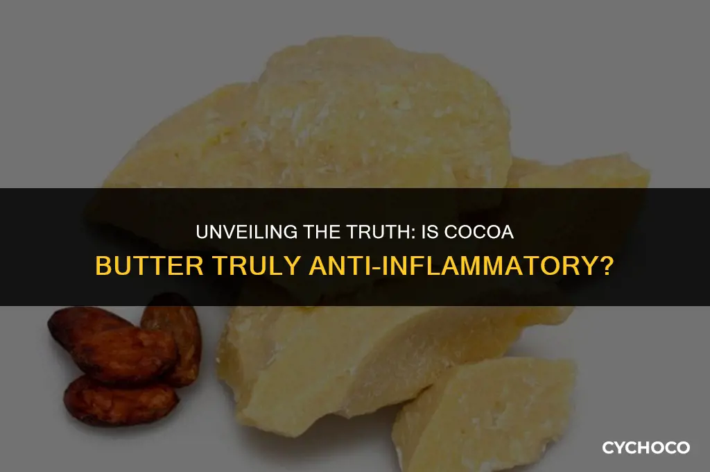 is cocoa butter inflammatory