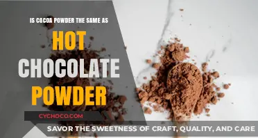Decoding the Difference: Cocoa Powder vs. Hot Chocolate Powder