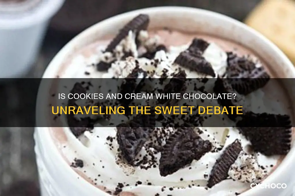 is cookies and cream white chocolate