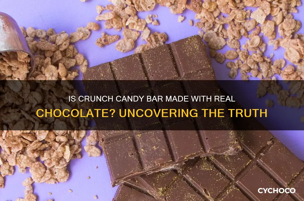 is crunch made out of real chocolate