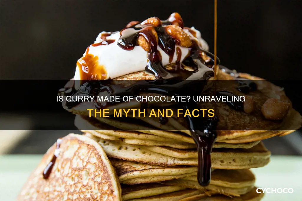 is curry made of chocolate