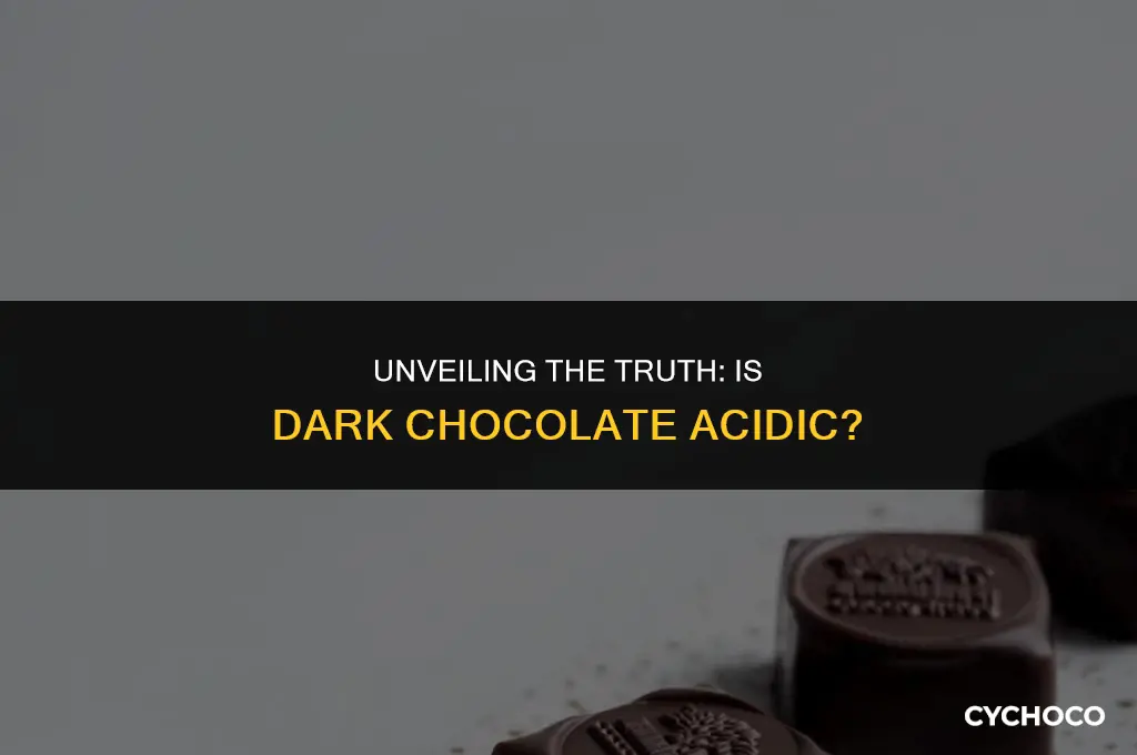 is dark chocolate acidic
