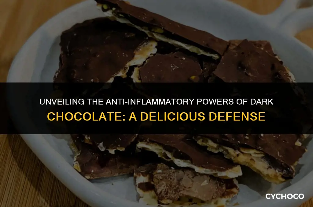 is dark chocolate anti inflammatory