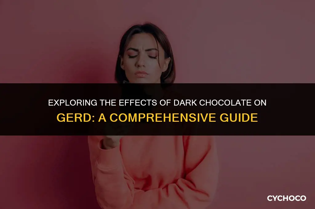 is dark chocolate bad for gerd