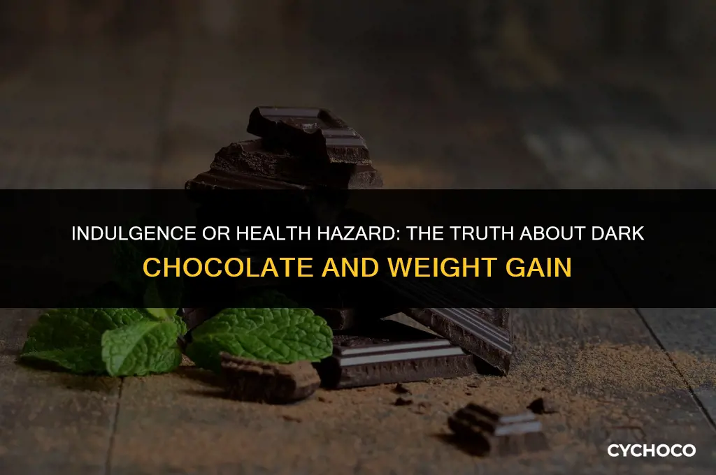 is dark chocolate fattening