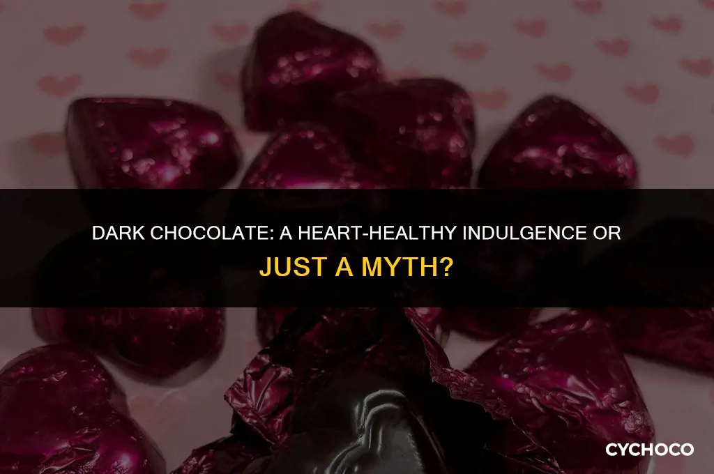 is dark chocolate heart healthy