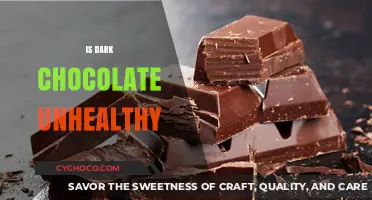 Unveiling the Truth: Is Dark Chocolate Really Unhealthy?