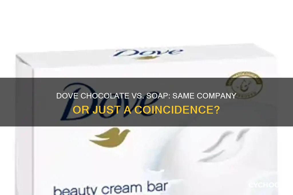 is dove chocolate and soap made by the same company