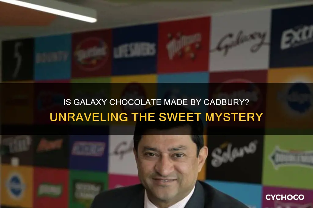 is galaxy chocolate made by cadburys