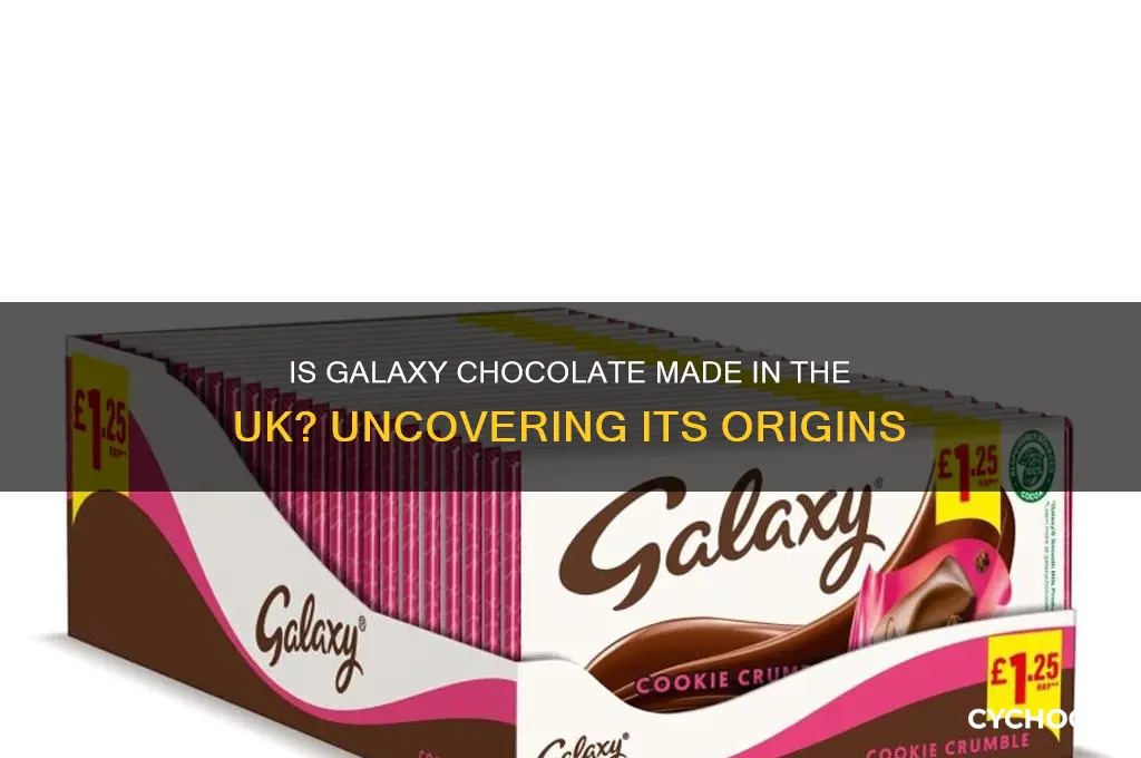 is galaxy chocolate made in the uk