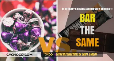 Unwrapping the Truth: Are Hershey's Kisses and Bars Identical?