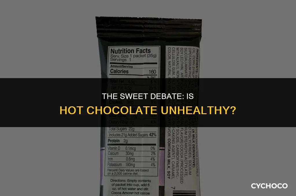 is hot chocolate unhealthy
