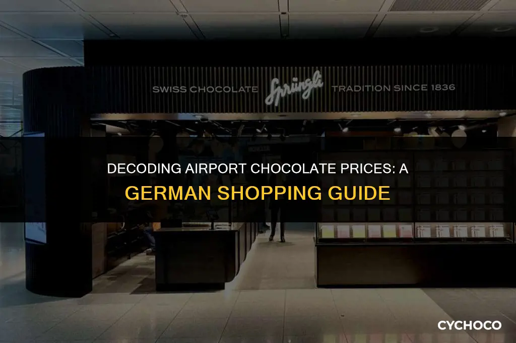 is it cheaper to buy chocolate in airport germany