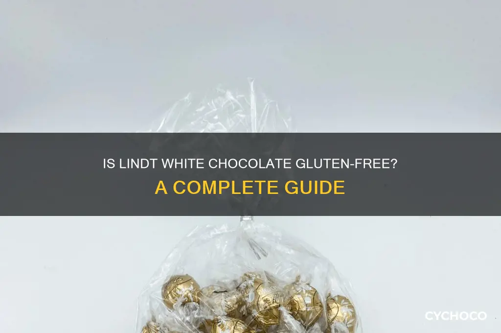 is lindt white chocolate gluten free