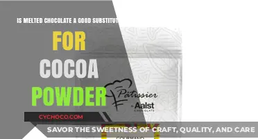 Melted Chocolate vs. Cocoa Powder: Which is the Better Substitute?