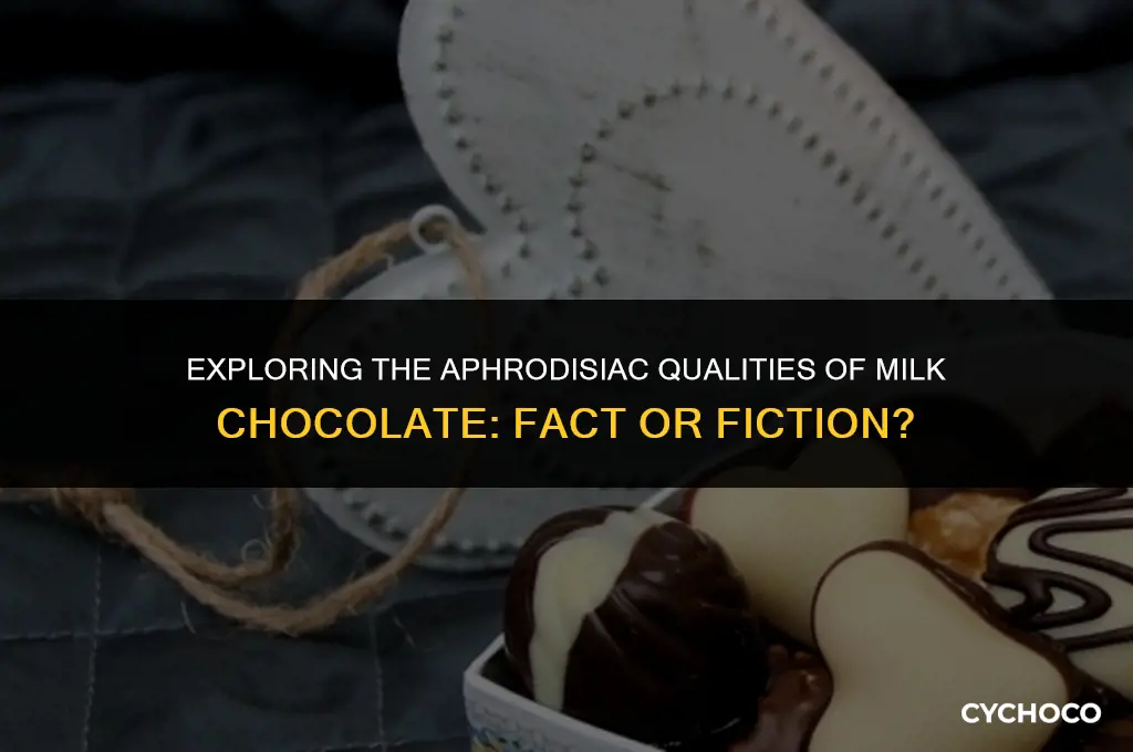 is milk chocolate an aphrodisiac