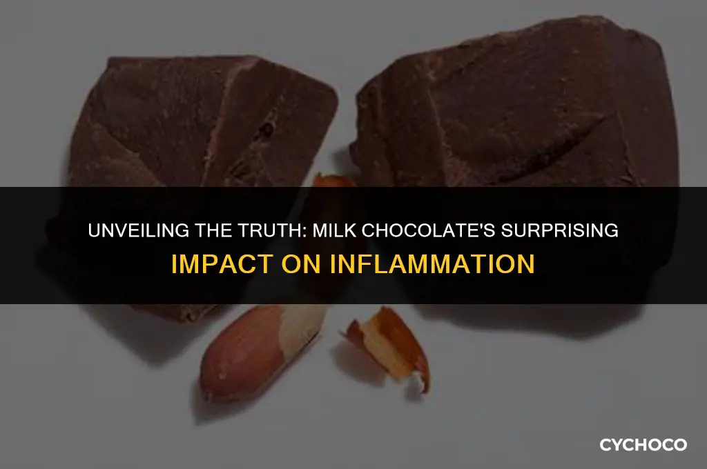 is milk chocolate inflammatory
