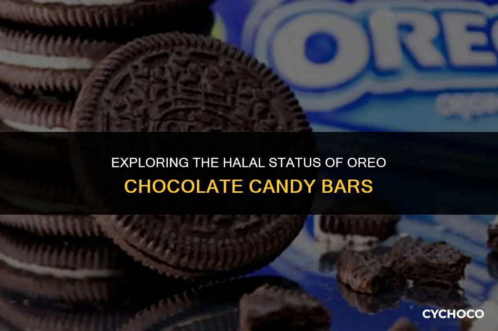 is oreo chocolate candy bar halal