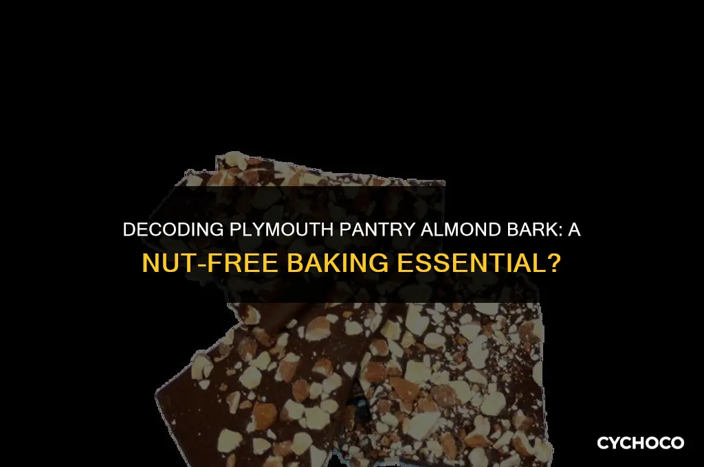 is plymouth pantry almond bark chocolate baking bar nut free