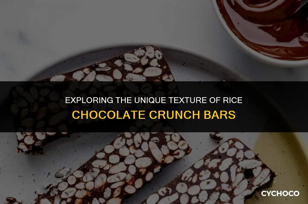 is rice chocolate a crunch candy bar