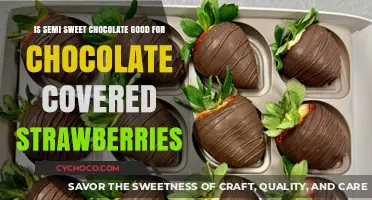 Indulge in Bliss: Semi-Sweet Chocolate's Perfect Match for Chocolate-Covered Strawberries