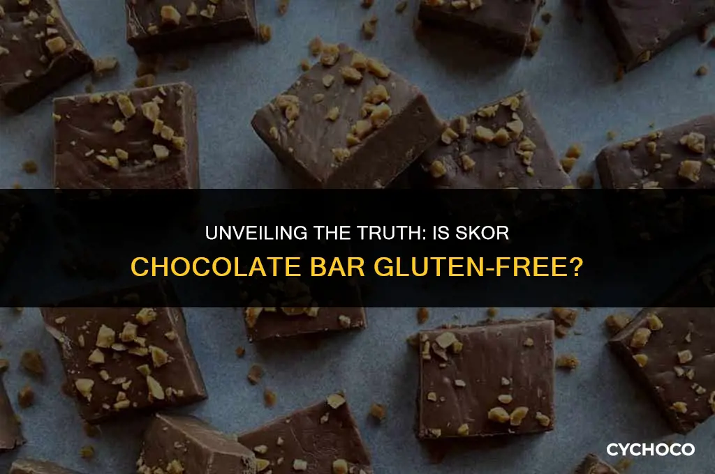 is skor chocolate bar gluten free
