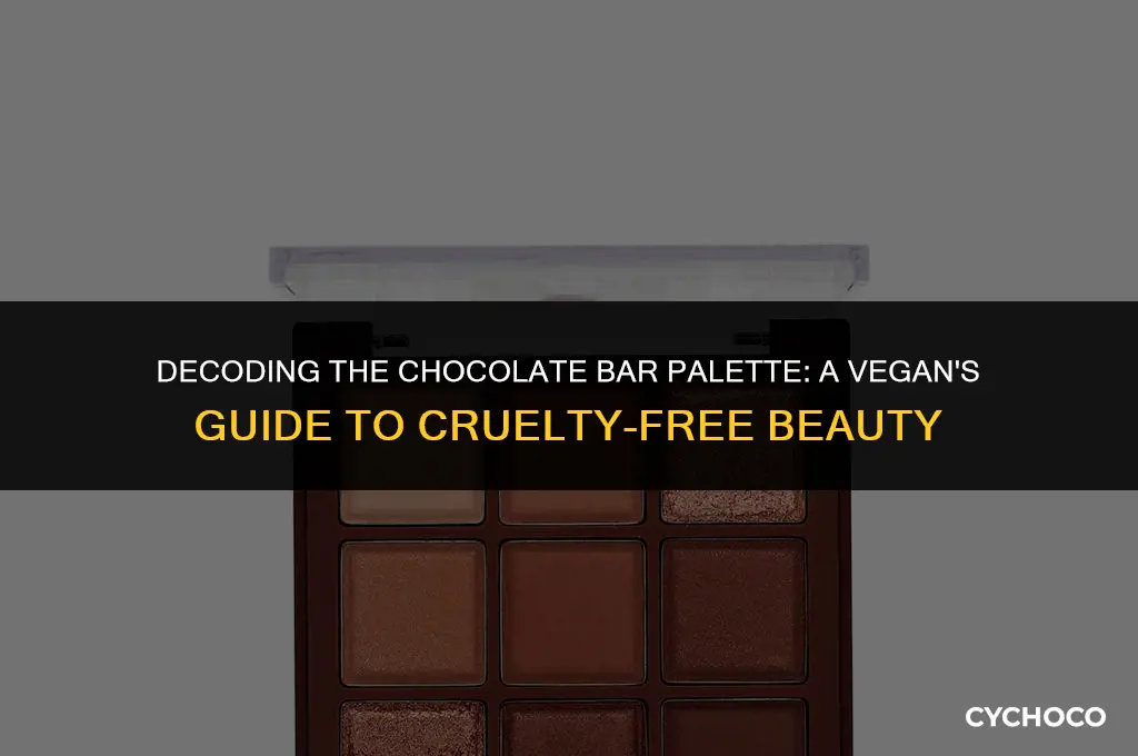 is the chocolate bar palette vegan