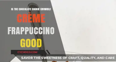 Indulge in Bliss: Chocolate Cookie Crumble Crème Frappuccino Review