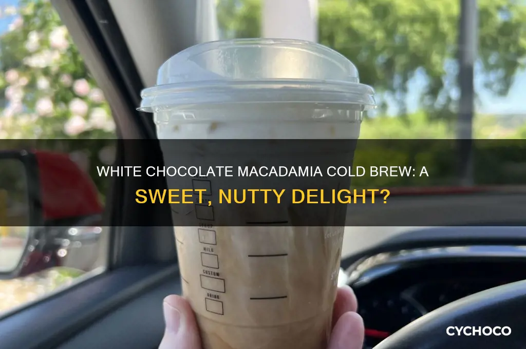 is the white chocolate macadamia cold brew good