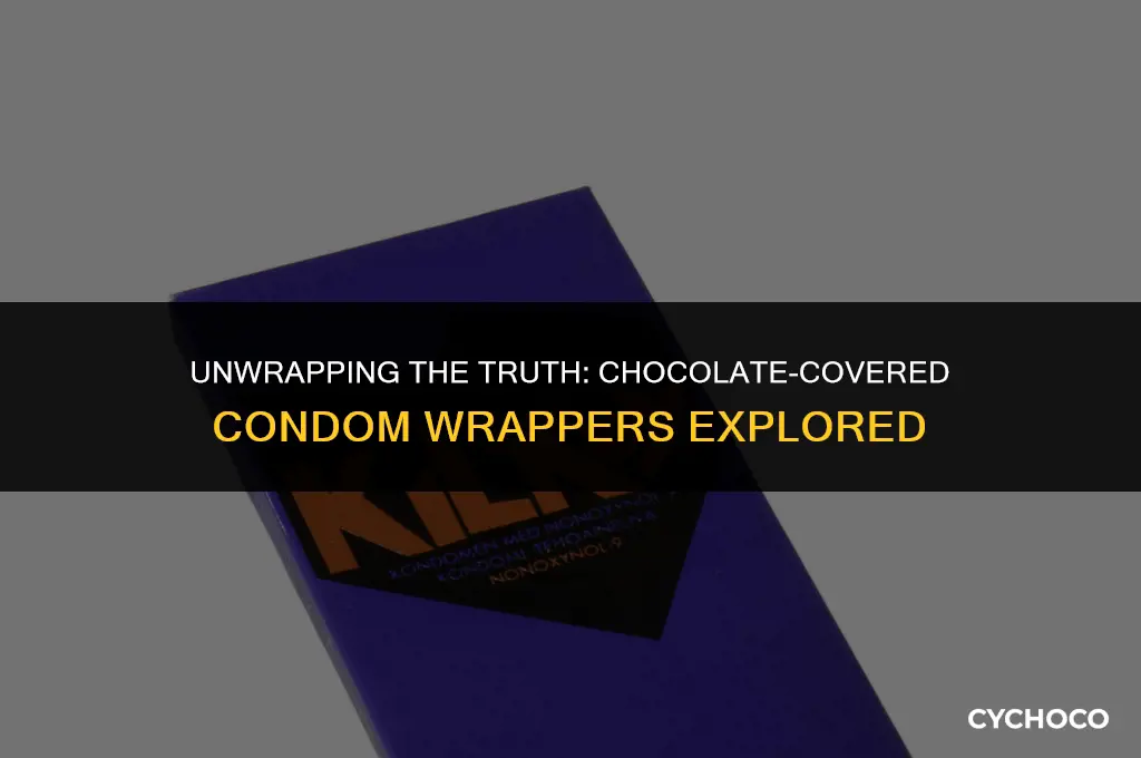 is there a chocolate covered condom wrapper
