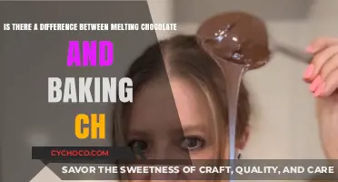 Melting Chocolate vs. Baking Chocolate: Understanding the Key Differences