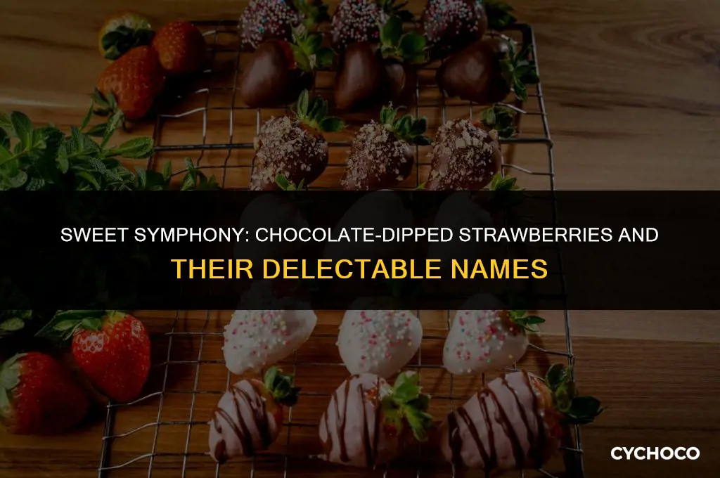 is there a name fore chocolate covered strawberries