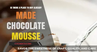 Indulge in Convenience: Where to Find Pre-Made Chocolate Mousse