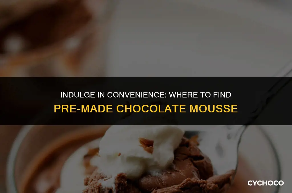 is there a place to buy already made chocolate mousse