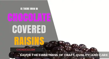 Unveiling the Truth: Iron Content in Chocolate-Covered Raisins