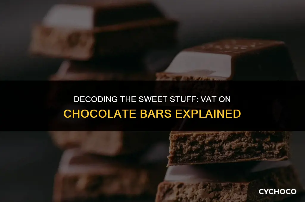 is there vat on chocolate bars