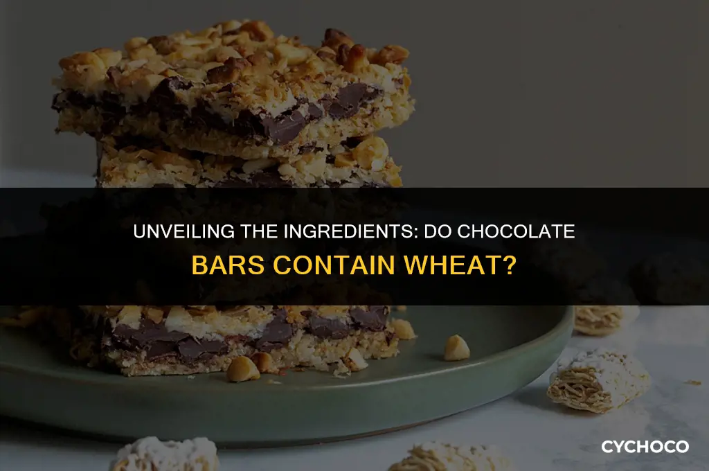 is there wheat in chocolate bars
