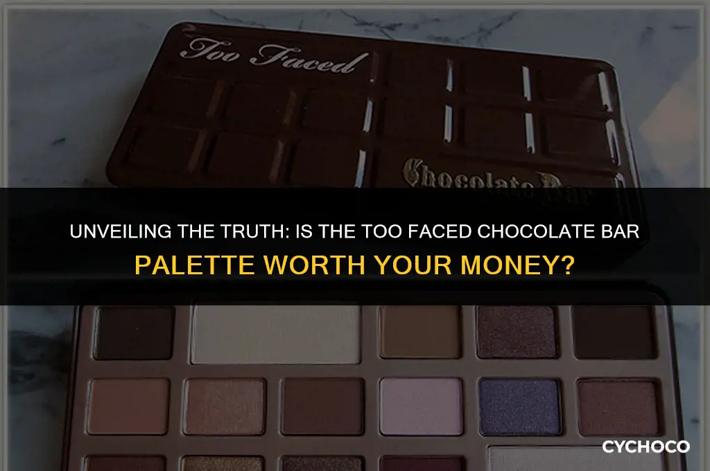 is too faced chocolate bar worth it