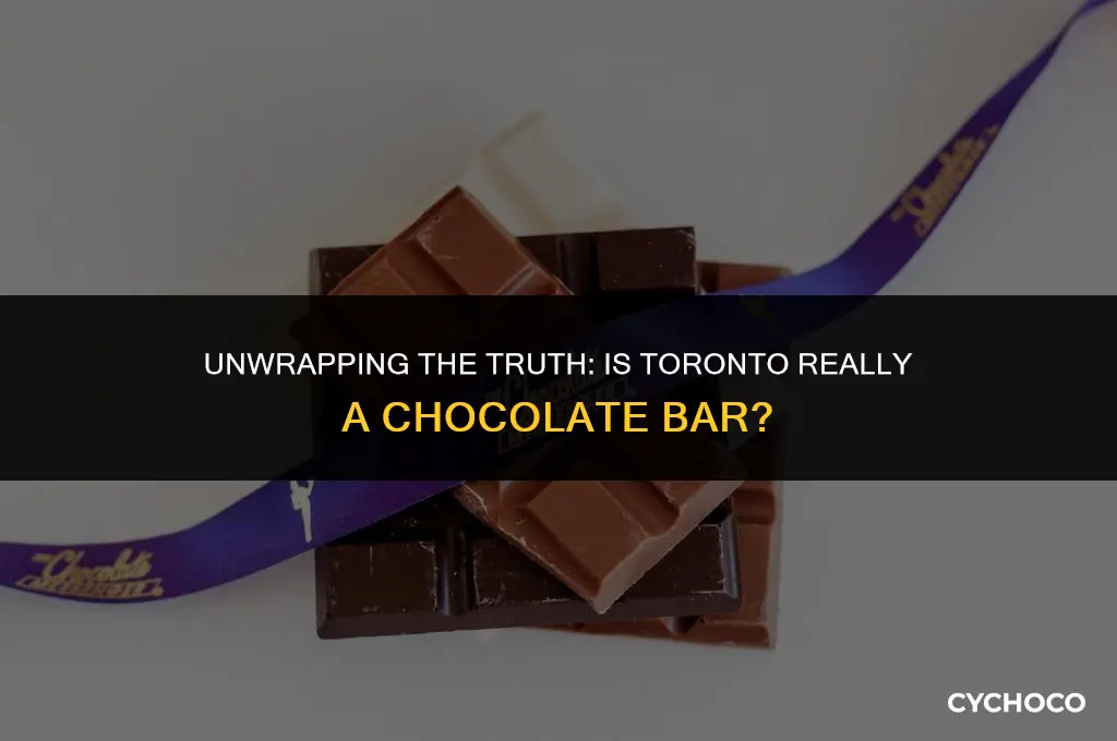 is toronto a chocolate bar